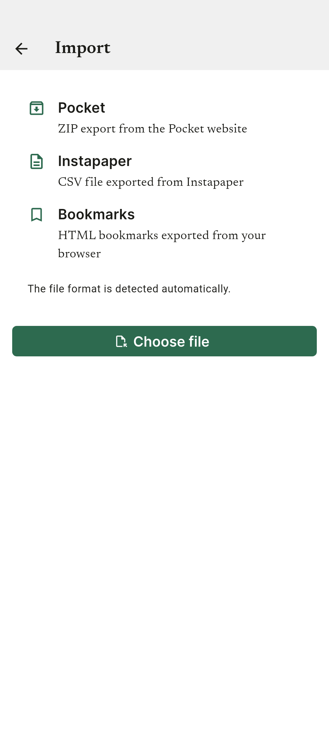 Stiva library import